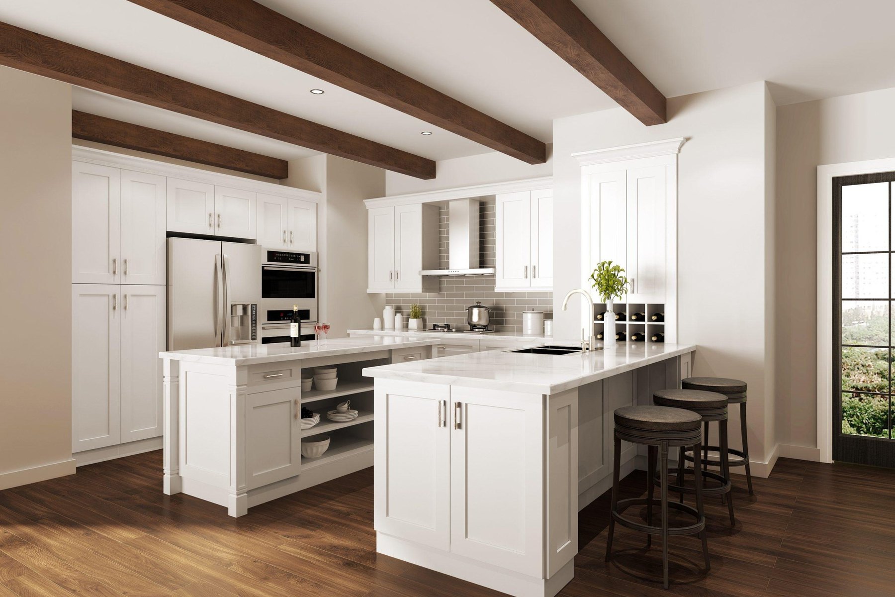 Cabinet design inspiration with light cabinetry